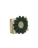 Sac Flora beige vert