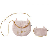 Sac bandoulière + porte-monnaie Chat ou Lapin