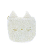 Sac à bandoulière blanc chat bouclette