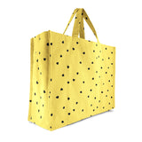 Cabas - Yellow lemon imprimé coeur