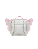 Sac à dos papillon argent et rose