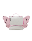 Sac à dos papillon argent et rose