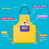 Le tablier Chefclub Kids en coton