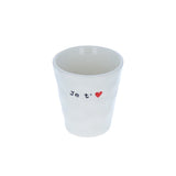 Tasse à café " je t'aime "