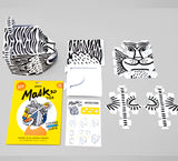Masque 3D Tigre à colorier