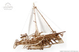 Maquette en bois  UGEARS -  Trimaran