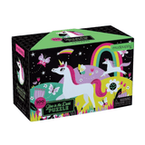 Glow in the dark Puzzle - Licornes 100 pièces