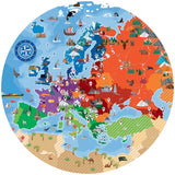Puzzle 210 pièces-Voyage, découvre et explore l’Europe
