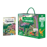 Puzzle 200 pièces - Voyage, découvre, explore - Les dinosaures