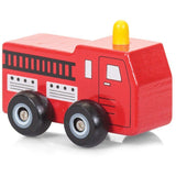 Petits véhicules de secours en bois