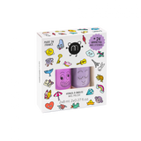 Coffret de 2 vernis + stickers ongles - WOW